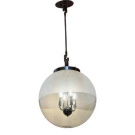 Urban Electric Michael Amaro Globus Nickel + Glass Pendant Light. Original Price: $4,388