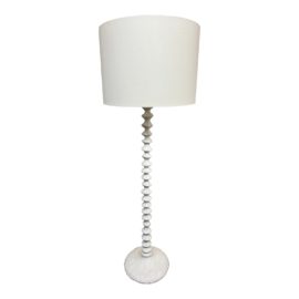 Serena & Lily White Plaster Floor Lamp. Original Price: $540