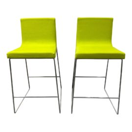 Lievore Altherr Molina for Andreu World Lineal Comfort Counter Stools, a Pair. Original Price: $1,946