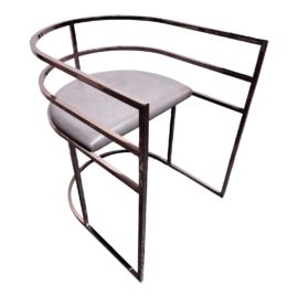 Zander Lee Designs Tete Rose Gold Side Chair. Original Price: $650