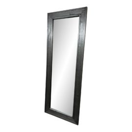 Restoration Hardware Banded Zinc Floor Mirror. Original Price: $1,700