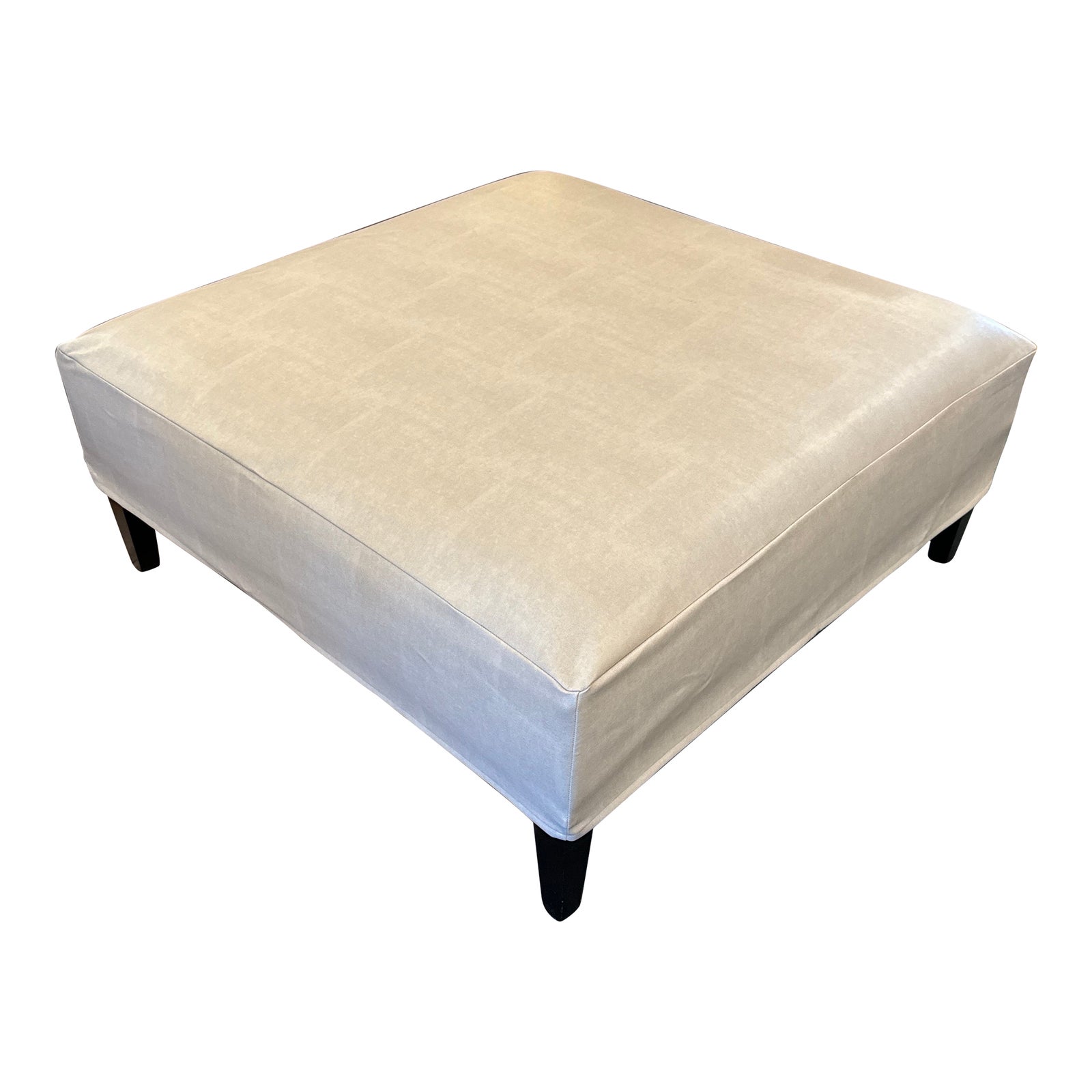 Taylor King Custom Ottoman + Slipcover. Original Price: $1,650 - Design ...