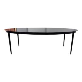 Harris Rubin Custom & Hand Made Steel Elliptical Dining Room Table. Original Price: $7,035