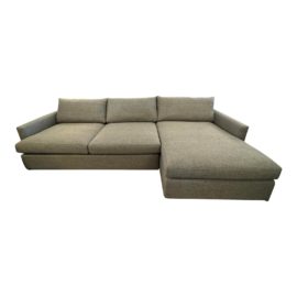 Crate & Barrel Lounge Deep Two Piece Sectional. Original Price: $3,828