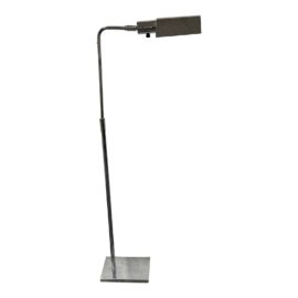 Koch & Lowy Adjustable Chrome Floor Lamp