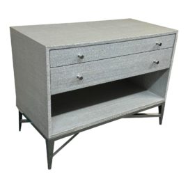 Bernhardt Interiors Saba Two Drawer Nightstand. Original Price: $4,900