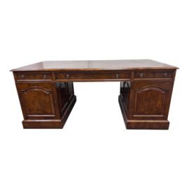 Vintage Bertrand Tang Executive Chesterfield Desk. Original Price: $23,000