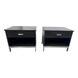 Room & Board Linear Collection Night Stands, a Pair. Original Price: $2,000