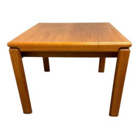 Mid 20th Century Danish Design Teak Wood Side Table