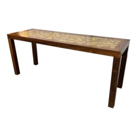 Centrum Mobler Tile & Rosewood Console Table