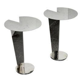Kendall Wilkinson Pacman End Table Cocktail-End-Tables, a Pair