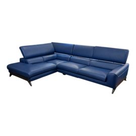 Philippe Bouix for Roche Bobois Cinephile Two Piece Leather Sectional. Original Price: $15,830