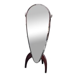 Custom Design Mid Century Retro Free Standing Salon Mirror