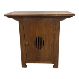Early 20th Century Limbert Oak Wood Cellarette