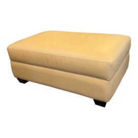 American Leather Butter Storage Ottoman. Original Price: $1,900