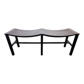 Michele De Lucchi for Riva 1920 Piazza Scala Bench. Original Price: $3,961