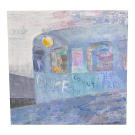 Circa 1988 Stephen Henriques "The 'A' Train" Original Artwork