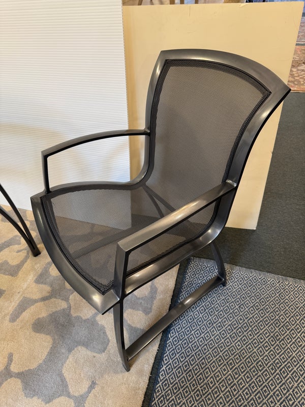 Brown Jordan Outdoor Dining Table + Six Chairs, Set. Original Price