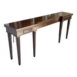 Rose Tarlow Belfast Mahogany Console. Original Price: $18,590