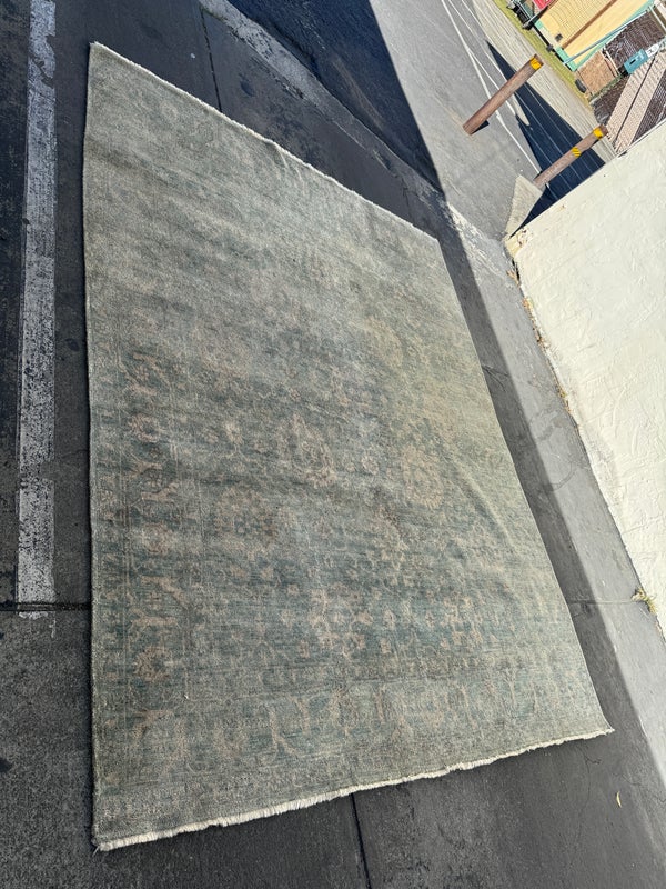 8ft × 10ft Vintage Turkish Oushak Area Rug Original Price 3,300
