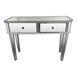 Powell Furniture Silver + Mirrored Console Table. Original Price: $275