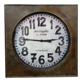 Pottery Barn Parisian Antique Style Large Wall Clock