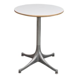 George Nelson for Herman Miller Swag Leg Pedestal End Table. Original Price: $800