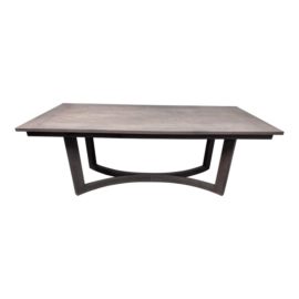 Bausman Fine Furniture Style #2773 Plank Dining Table With Double Curved Stretcher. Original Price: $5,600