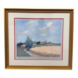 French Impressionist Marcel Dyf "Landscape in the Summer" Print, Signed Edition 54 of 500