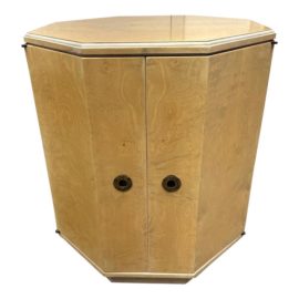 Late 20th Century Maple Finish Octagonal Side Table