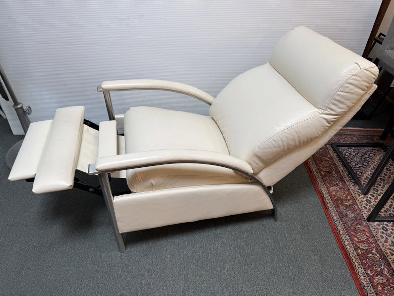 Ethan Allen Radius Leather Recliner. Original Price: $3,000