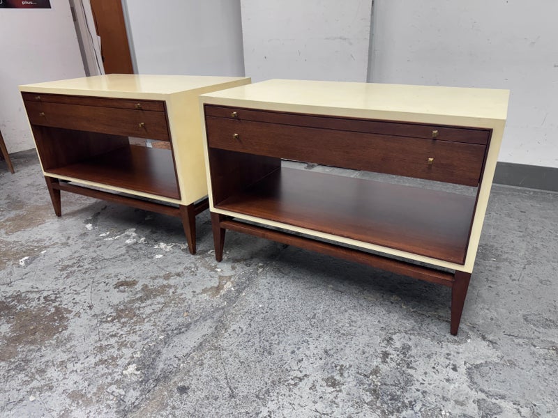 Barbara Barry for Henredon Nightstands,A Pair - Design Plus