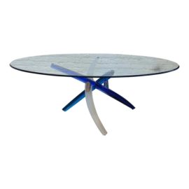 Reflex Fili d'Erba Table Murano Base Dining Table. Original Price: $27,000