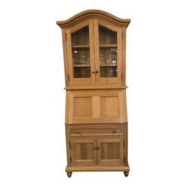 Traditional Pine Two Piece Secretary