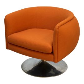 Knoll Joseph Paul d'Urso Swivel Lounge Chair. Original Price $2,952