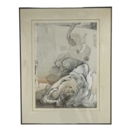 Jürgen Görg Signed Lithograph "Halbschlaf"
