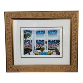 Franch Ledan "Boat Race in St. Tropez" Ltd Ed. Serigraph 21/195, Signed