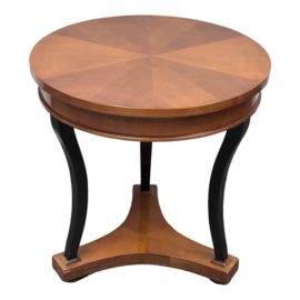 Decorative Crafts Inc. Biedermeier Style Italian Side Table. Original Price: $2,700