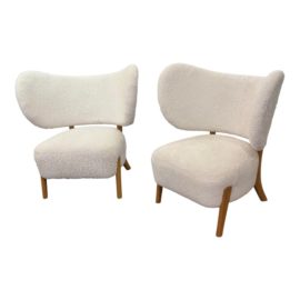 Magnus Laessoe Stephensen Mazo Tmbo Lounge Chairs, a Pair. Original Price: $17,365