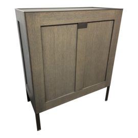 Maxalto Eracle Smoked Oak + Bronze Cabinet. Original Price: $5,480