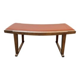 Maxalto Sella Leather Bench. Original Price: $2,580