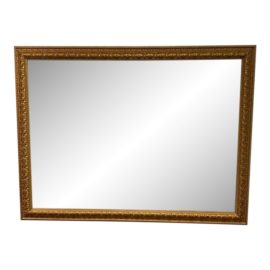 Over Mantle Gold Framed Mirror