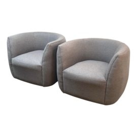 Blu Dot Council Swivel Chair, a Pair. Original Price: $4,190