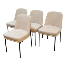 NEW West Elm Jack Dining Chairs, Set of Four. Original Price: $2,200