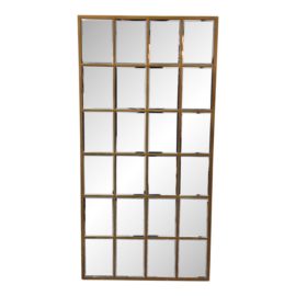 Gold Paned Wall Mirror