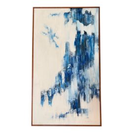 1960's Jasper Jackson Signed Abstract Painting, Framed
