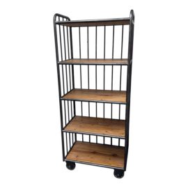Timothy Oulton for HD Buttercup Industrial Rolling Shelves. Original Price: $1,420