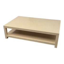 Liven Up Design Custom Made Grasscloth Coffee Table. Original Price: $3,000
