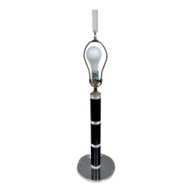 Post Modern Lucite + Black Table Lamp