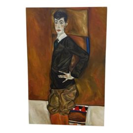Reproduction Egon Schiele Style of Portrait of Erich Lederer